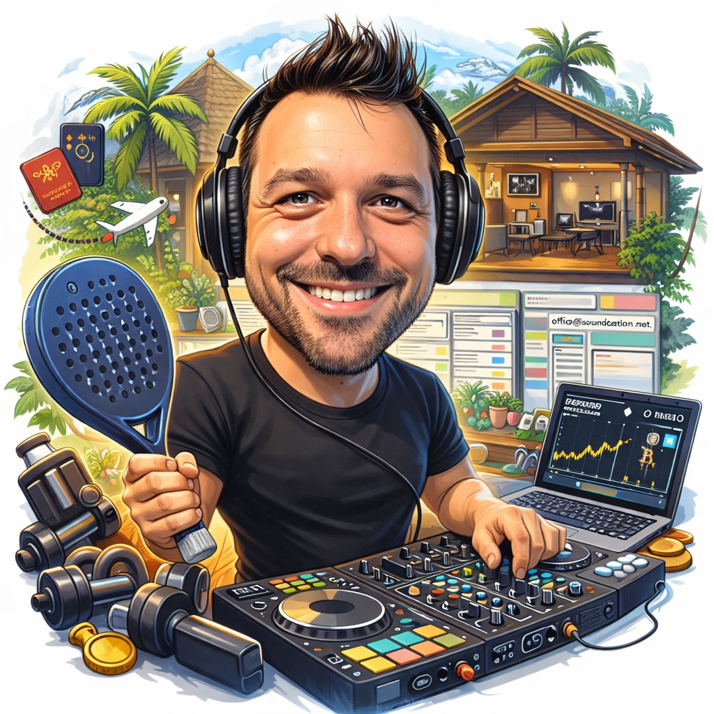 I asked ChatGPT:
Create a caricature of me and my job based on everything you know about me. 

Love the outcome! 😁