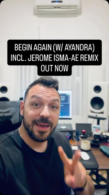 The awesome @jeromeismaae remix of “Begin Again” is OUT NOW! You should also check out the bangking original which I did with @ayandramusic as part of my “The Next Generation” album. ENJOY 🔥